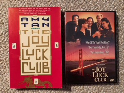 JOY LUCK CLUB LOT OF 2 AMY TAN/WAYNE WANG 1989 NOVEL /1993 MOVIE