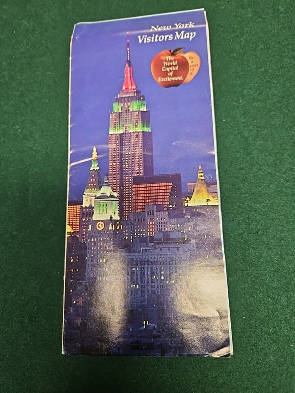 New York ( USA ) City Map 1992 Leaflet - No Tares - VG