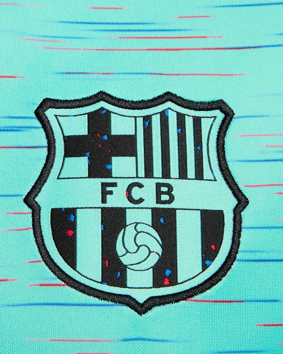 Nike FC Barcelona 2023/24 Stadium Third Men's Soccer Jersey Aqua