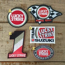 Lucky Strike Embroidery Patches – Iron-On, Multiple Designs