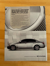 2008 Vintage Print Ad Hyundai Genesis 8"x10-1/2"