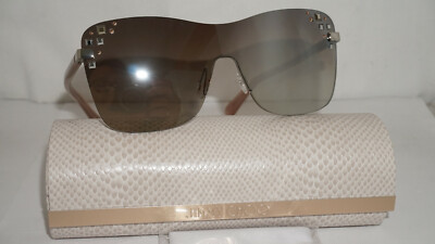 Jimmy Choo New Sunglasse Shield Palladium Nude Gray Mirror  display picture 3