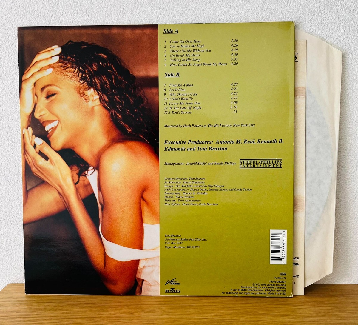 Toni Braxton Secrets レコード 1996年 Toni Braxton – Secrets – Vinyl (LP, Album), 1996 [r15227407