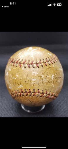 JSA BABE RUTH LOU GEHRIG JOE MCCARTHY SIGNED OFFICIAL AMERICAN LEAGUE BASEBALL