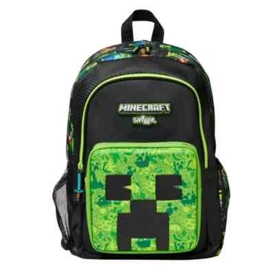 Smiggle Creeper Backpack Or lunch Bag Minecraft
