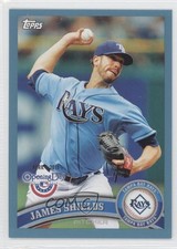 2011 Topps Opening Day Blue 1280/2011 James Shields #96 ff8