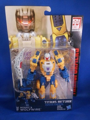 New Transformers WOLFWIRE & Headmaster Monxo Titans Return Deluxe Class