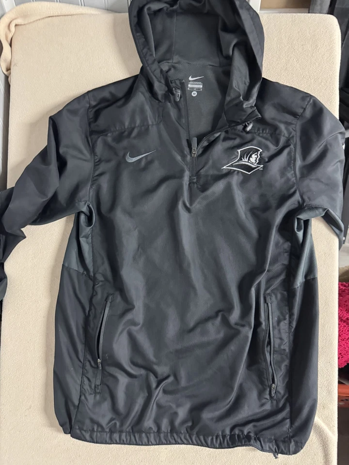Providence Friars Jacket Mens Medium NCAA Softball Nike Pullover Hooded Big East - Image 2 of 4