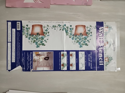 Plaid Stencil Decor Multi-layer Borders Stencils Gardener's Ivy Pattern 26620