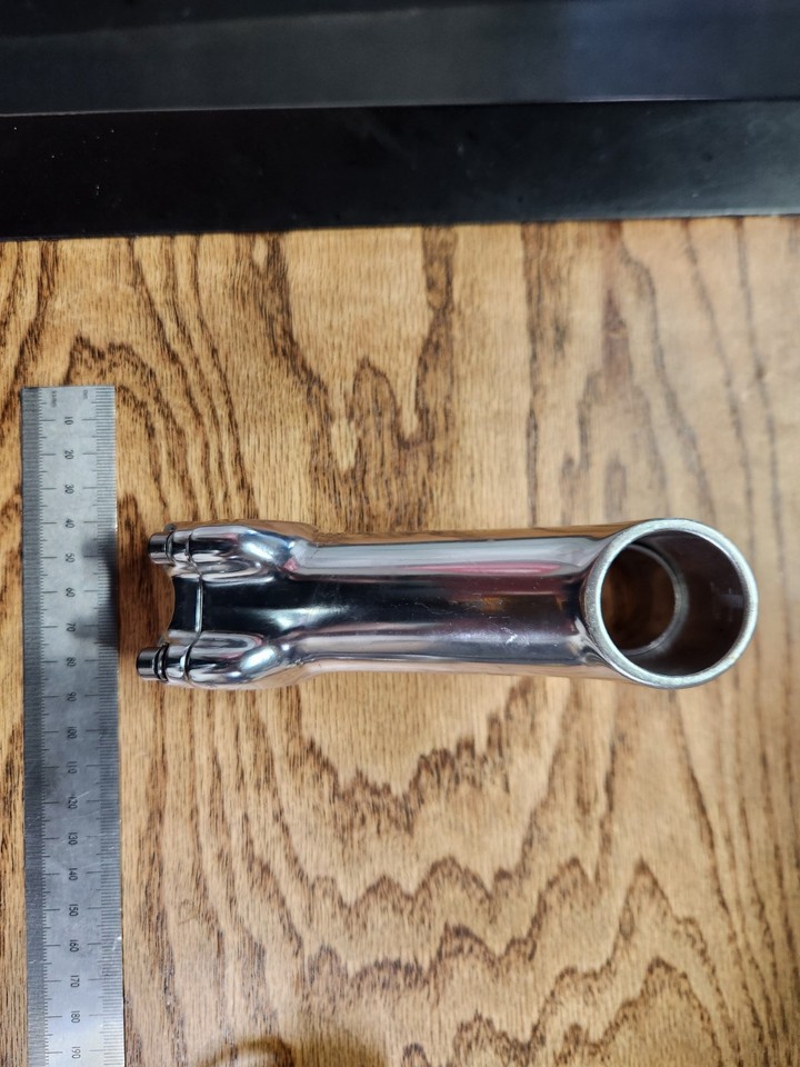 Potence De Vélo 60mm - Aluminium Argenté - 31.8mm - Réglage +/-6° - Neuf