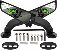 Motorcycle Mirrors Rearview Stealth Mirrors for 2025 Ninja 500 400 650 30