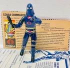 GI Joe 1984 Cobra Commander V2 Complete Red Back File Card Clean Tight Hasbro