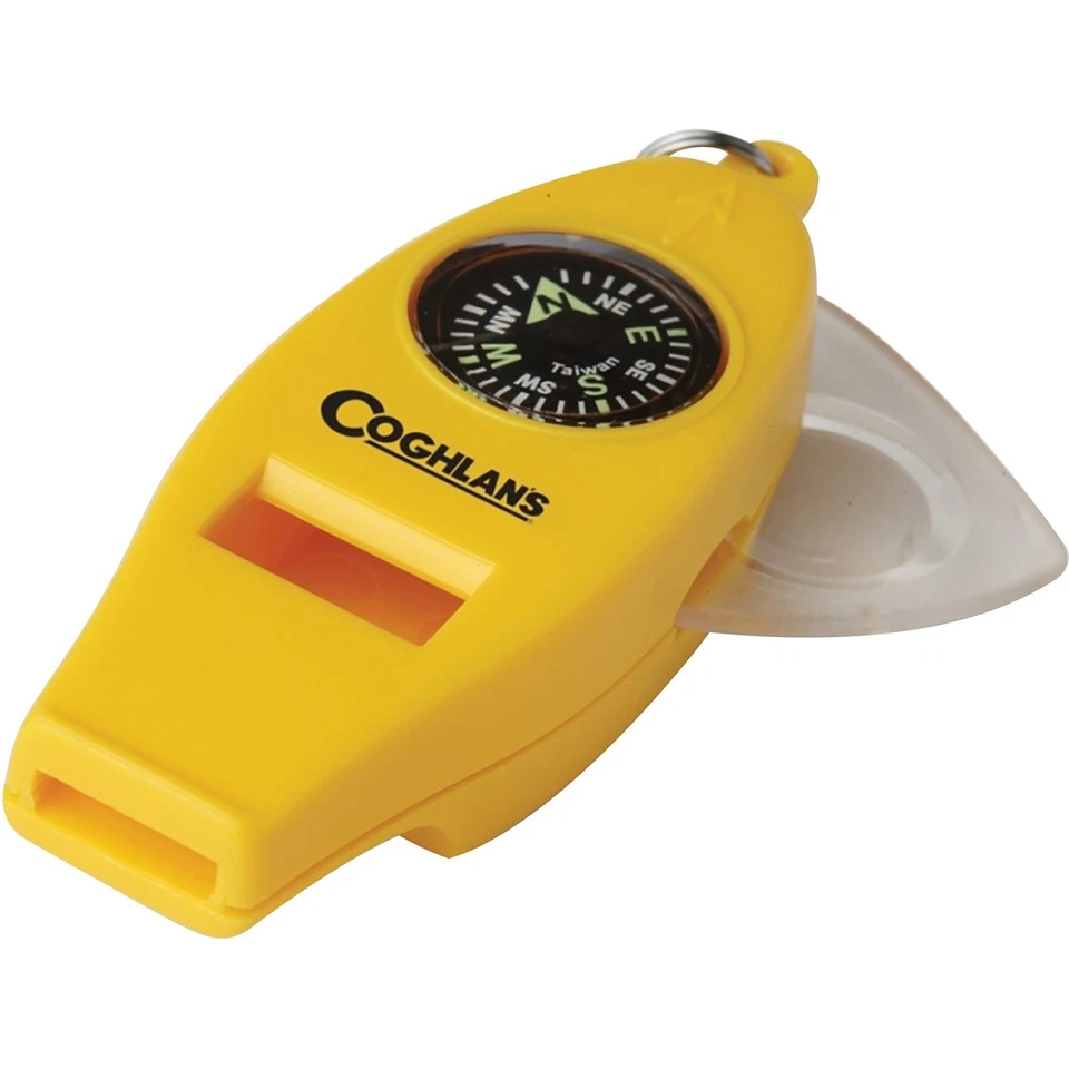 Coghlan's Four Function Whistle for Kids Camp Thermometer, Magnifier, Compass - Image 2 of 3