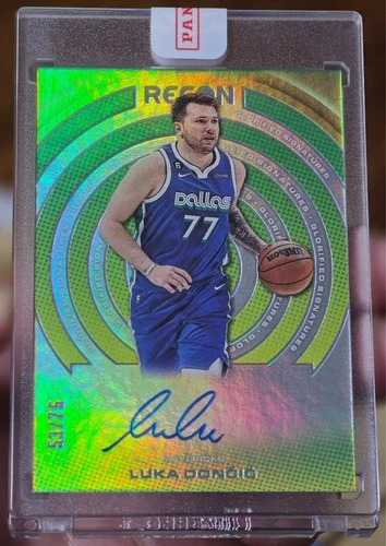 🔥LUKA DONCIC On Card Perfect On Card Auto /75 🔥 2022-23 Panini Encased Recon🐐Opens in a new window or tab