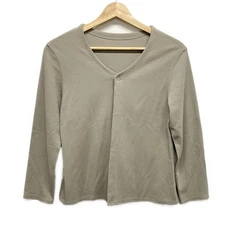 Auth JURGEN LEHL - Gray Beige Women's Cardigan