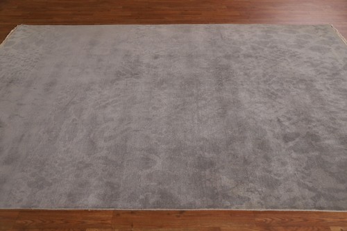 Handmade Solid Brown Gabbeh Style Wool Carpet Oriental Bedroom Area Rug 6x9 Ft - Picture 13 of 19