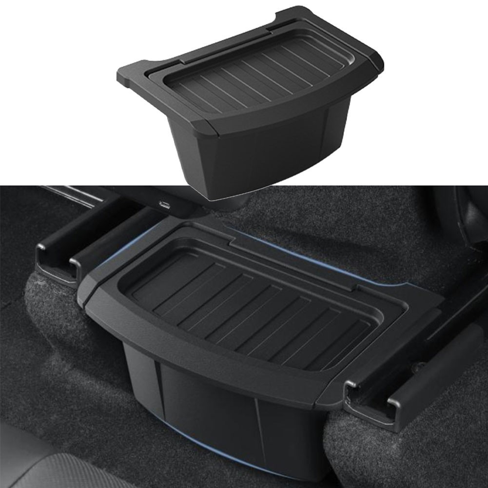 Rear Center Console Organizer Custom Fit For Tesla Enhanced Storage Solution