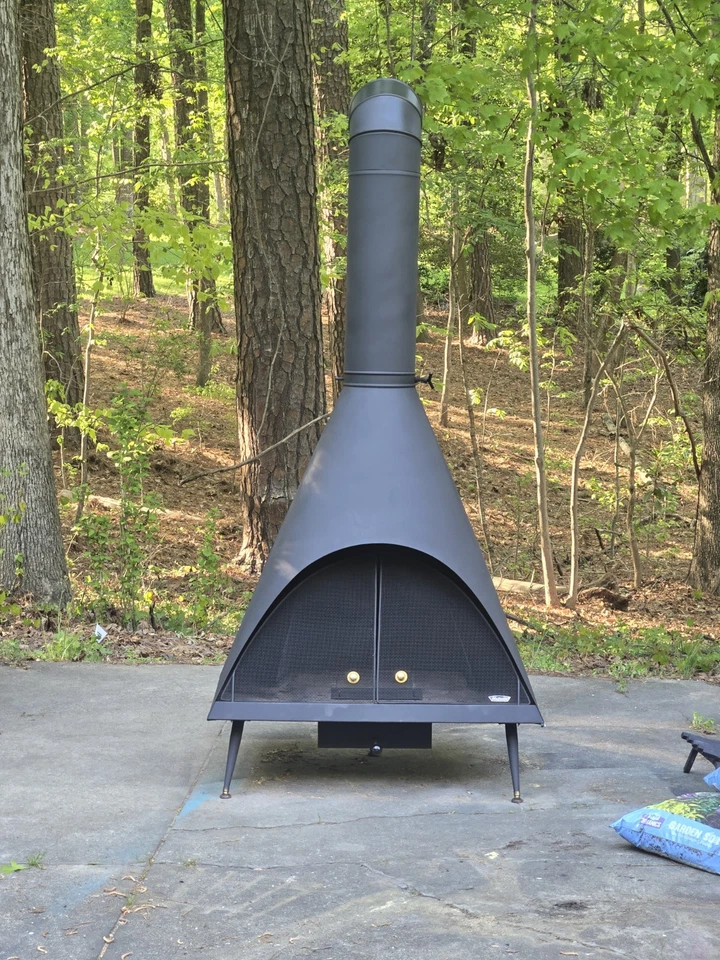 Chimenea de leña Mid Century Majestic Cono Foto 3 de 4