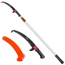 5-13FT Tree Trimmer Pole Saw, Tree Pruner Extendable, Long Handle Pruning She...