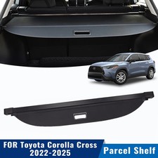 Parcel Shelf Boot Load Cover Cargo Retractable For Toyota Corolla Cross 2022-25