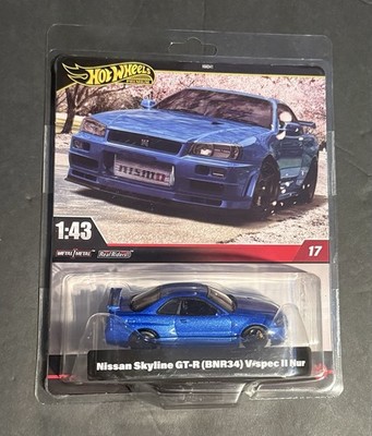 Premium Real Riders Nissan Skyline GT-R (BNR34) V-Spec II Nur Die Cast Car