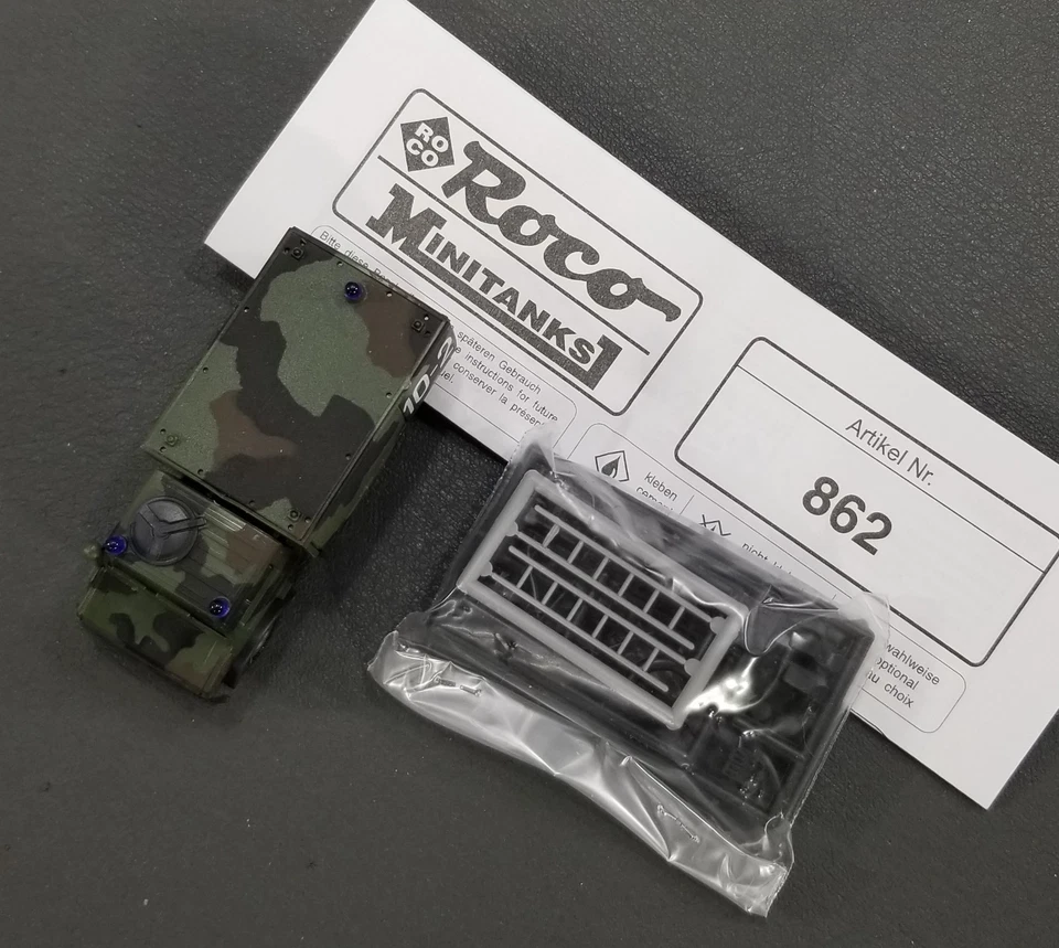 Roco Minitanks HO 1:87 862 MB Unimog Service Truck IOB Made In Austria - Image 2 of 4