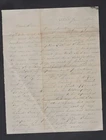 CIVIL WAR LETTER - 124th PA Infantry - Musician Loses Fingers, Can't Play Fife!