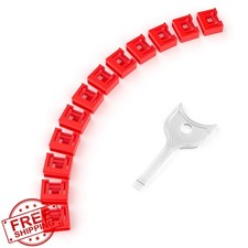 PoParttg Red USB-A Port Locks, 12 1