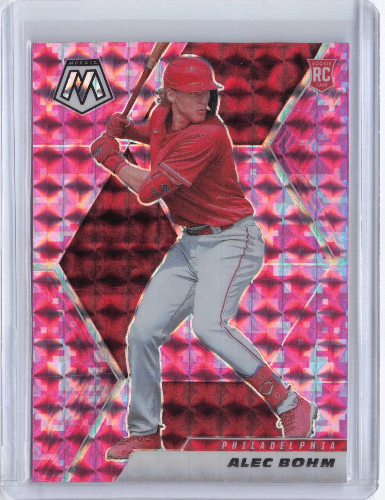 2021 Panini Mosaic #220 Alec Bohm Pink Camo