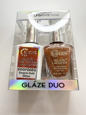 Elite dipping system duos Ed s Nail Polish Nail Lacquer New Inbox, sangria gold