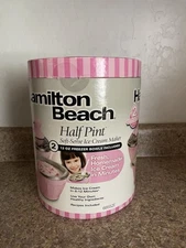 Hamilton Beach 68551e Half Pint Soft Serve Ice Cream Maker Color Pink Open Box