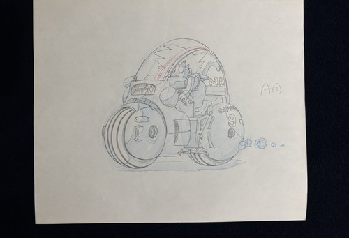 Original Dragon Ball Production Sketches Goku Episode 1 Genga Cel