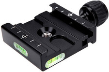 Aluminium 50mm Quick Release Plate QR Clamp Fits Arca-Swiss Standard for Tripod