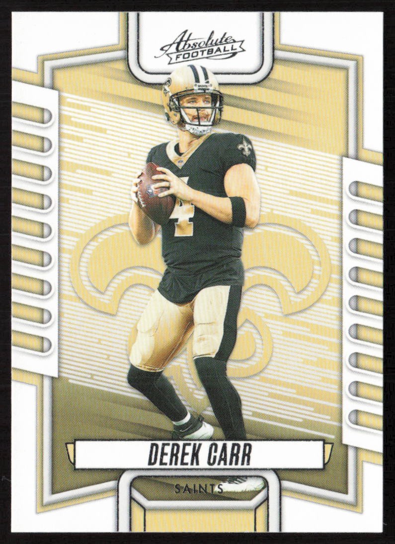 2023 Panini Absolute Retail Derek Carr #22 New Orleans Saints