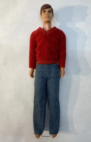 Vintage Mattel 1968 Talking Ken Doll Only Pull String - NO Sound Mute - Rare