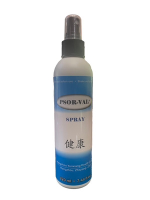 PSOR VAL Skin Spray for Dry, Itching, Irritation, & Flaky Buildup 7.44 oz/220 ml