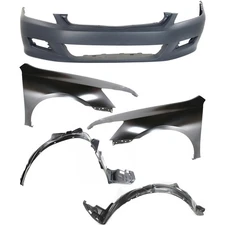 Bumper Cover Fascia Front Coupe for Honda Accord 2006-2007