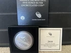 2010 P ATB Mt. Hood National Park 5 Oz. Silver Quarter w/OGP!