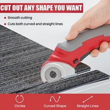 4.2V Cordless Electric Scissors Self Sharpening Blade Fabric Leather Carpet