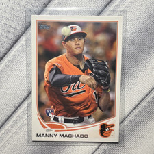 Topps Manny Machado 2013 Topps Baltimore Orioles Rookie Card #270. rookie card picture