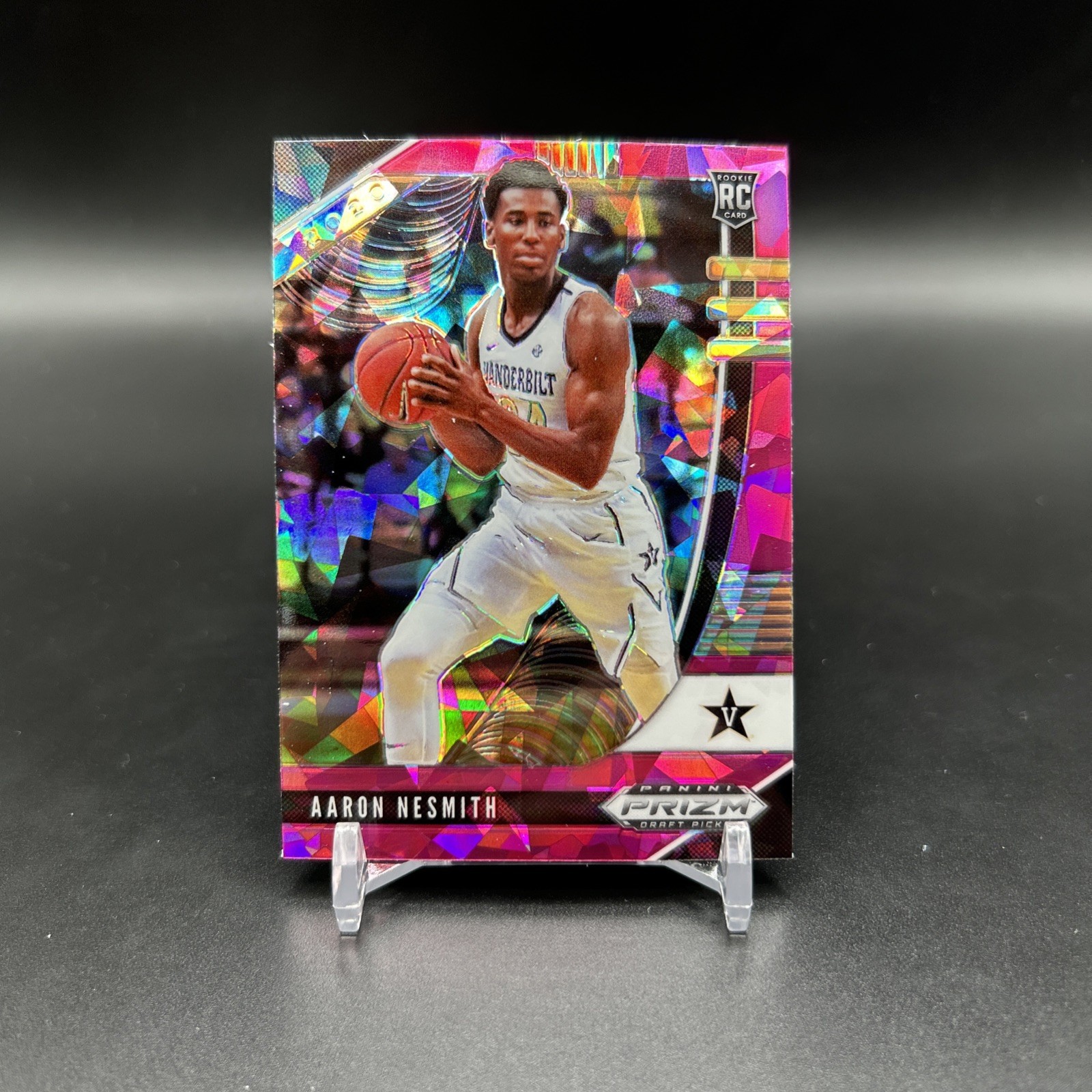 2020 Panini Prizm Draft Picks Collegiate #15 Aaron Nesmith Pink Ice