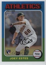 2024 Topps Heritage High Number Rookies Chrome /699 Joey Estes #158 0z6e