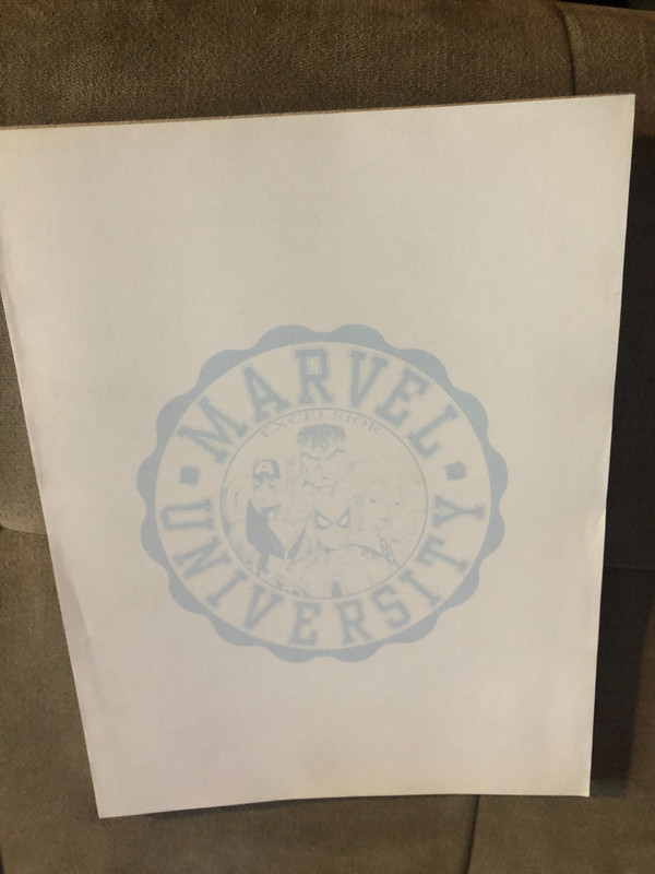 MARVEL UNIVERSITY STATIONARY - EXCELSIOR! - Cap Spidey Hulk Storm - 75 Sheets!