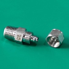 FOR 316L quick connect connector with 1/4NPT external thread outer wire-8*6