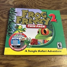 Frog Frenzy 2 Twin Pack  Jungle Safari Adventure PC CD Rom Net Zero 2004 Windows