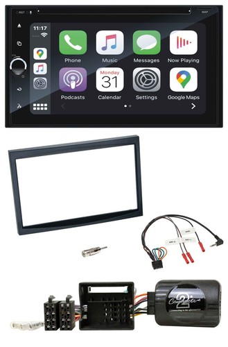 Blaupunkt 2DIN Bluetooth DAB USB DVD Lenkrad Autoradio für Citroen C2 C3 Berling - Bild 1 von 11
