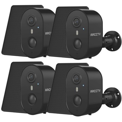 ARCCTV Wireless Security Camera System Outdoor Home CCTV Solar Battery Powered