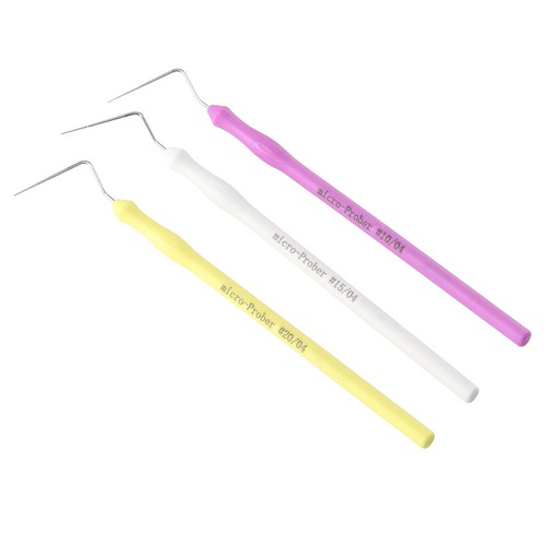 3pcs Dental Micro Probe Endodontic Files Hand Use 04 Taper #10 #15 #20 AZDENT - Picture 8 of 9