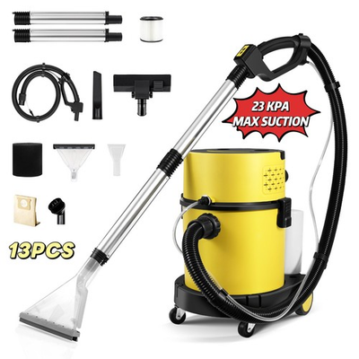 #ad Vacmaster 6 Gallon 5.5HP Wet Dry Car Vacuum Cleaner Upholstery Shampoo 5 IN 1 $128.79