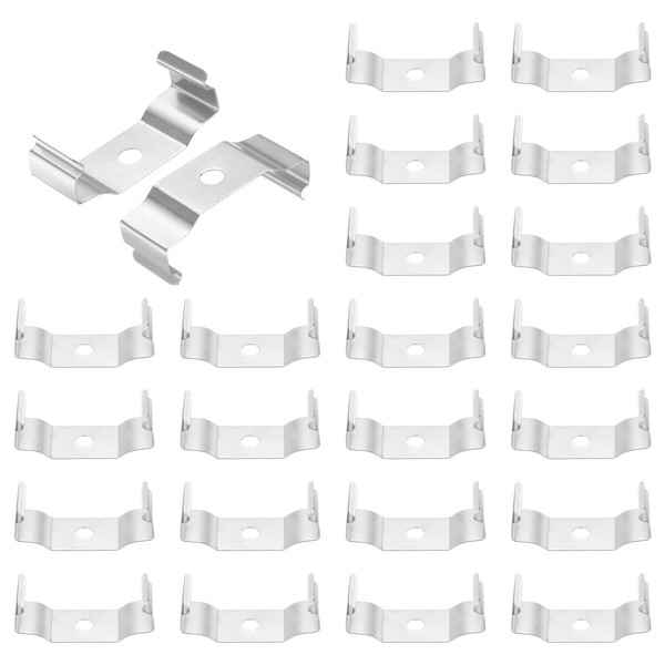 T8 Clips Halterung FüR LeuchtstoffröHren & Led, U-Form 36 Stk-image